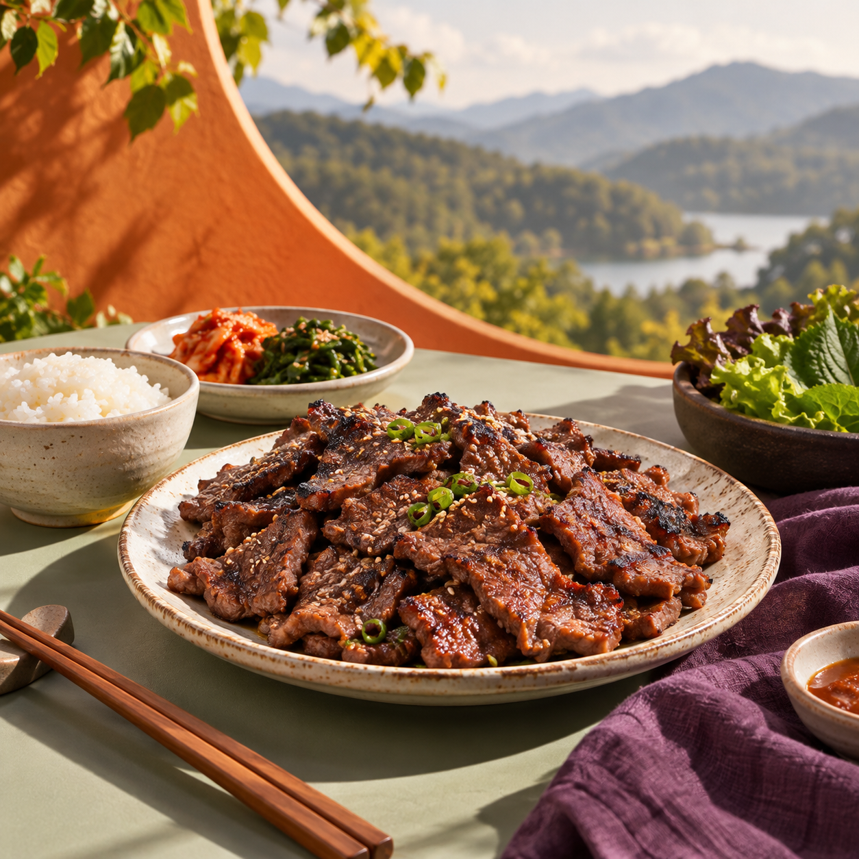 AI-generated Jecheon, Chungbuk food illustration